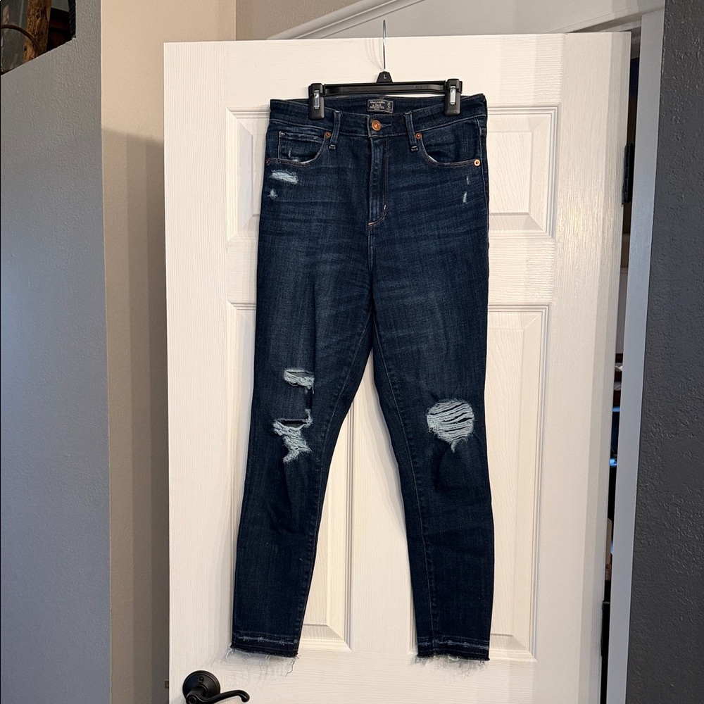 Abercrombie & Fitch Simone High Rise Ankle Jeans